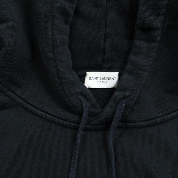 SAINT LAURENT STAR LOGO HOODIE, 2019 | BLACK | MEDIUM - Picture 5 of 9